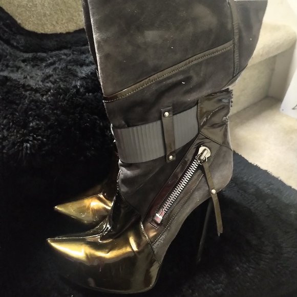 Gianmarco Lorenzi platform booties - Picture 1 of 13